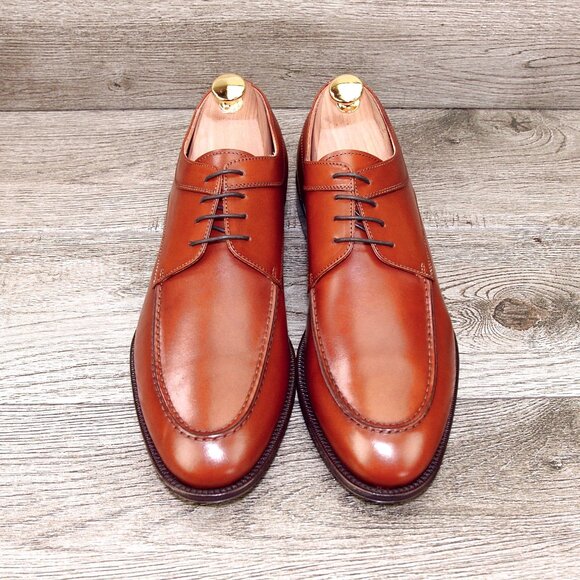 * NIB * $475 Nordstrom ZELLI Italia 9.5 M Italian Derby Rust * add $15 Trees main image 8